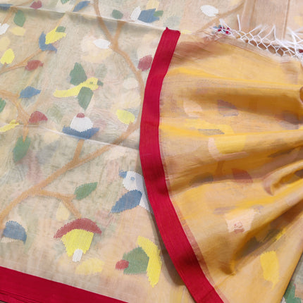Jamdani handloom pure silk - JM13