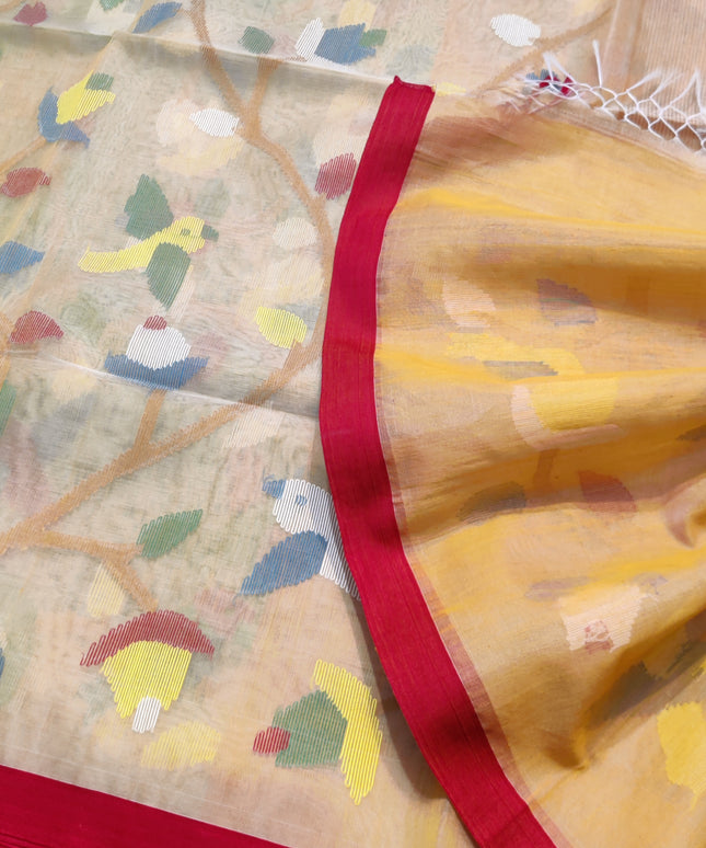 Jamdani handloom pure silk - JM13