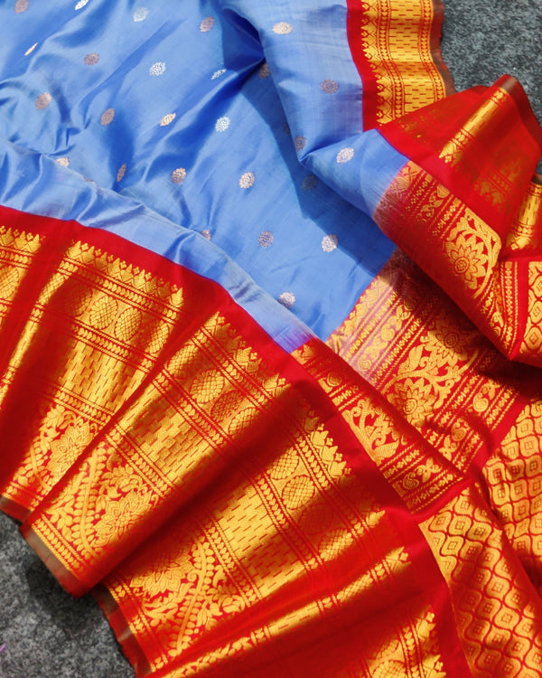 Gadwal pure handloom kuttu silk saree - GPS126