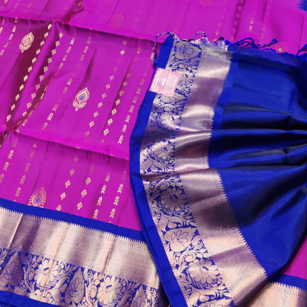 Meenakari lightweight pattu Saree - KMP1724