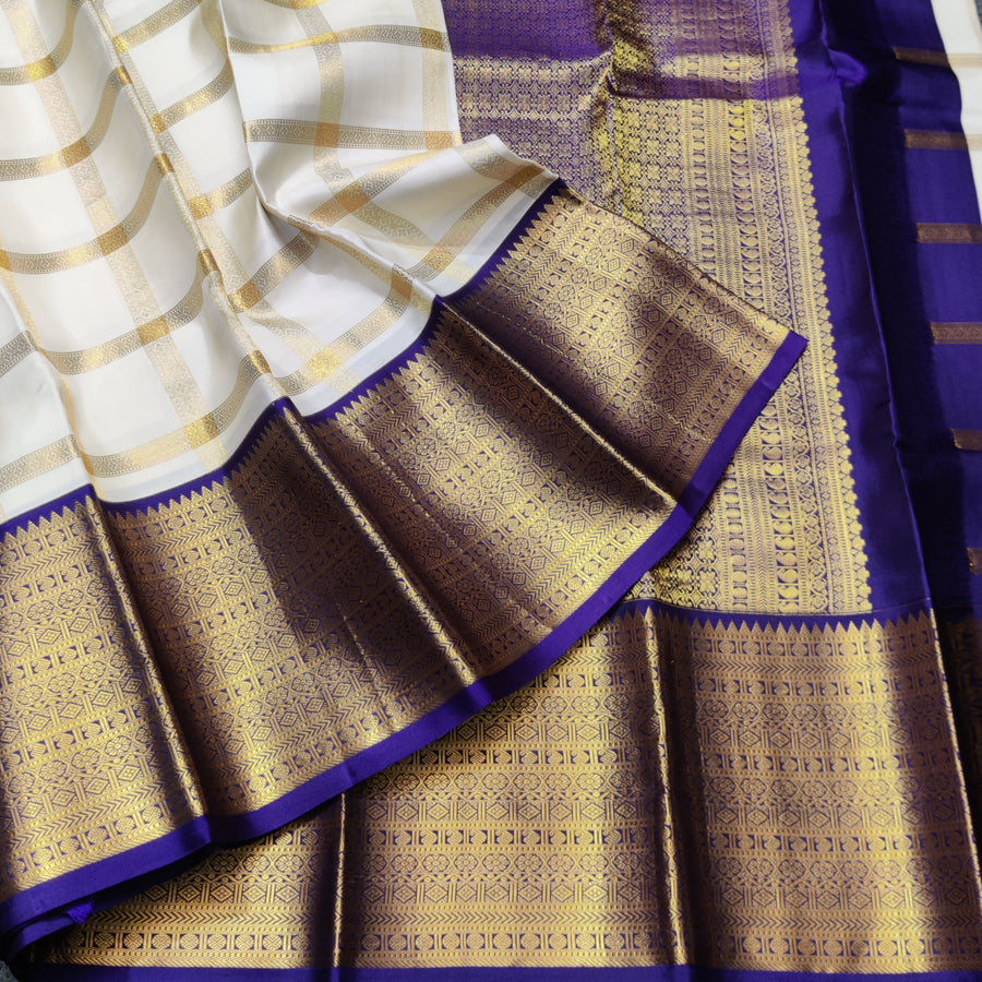 50% off Kanchi kuttu vintage Handloom saree - KMP88