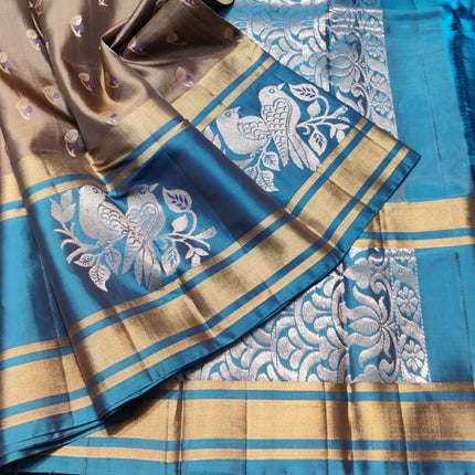 Lightweight Pattu Scurt Border Saree - LWP1075