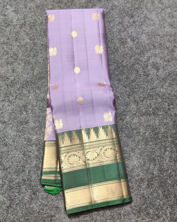 Kanchi Vintage Gap border pattu - KMP291