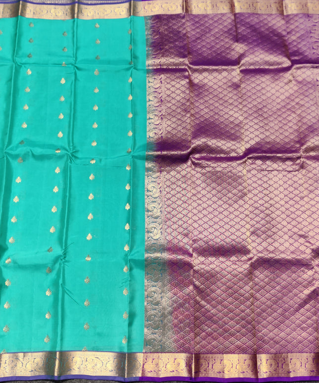 Kanchipattu small border saree - KMP207