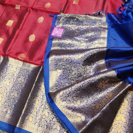 Kanchi pure soft silk Saree - KMP1586