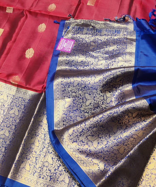 Kanchi pure soft silk Saree - KMP1586