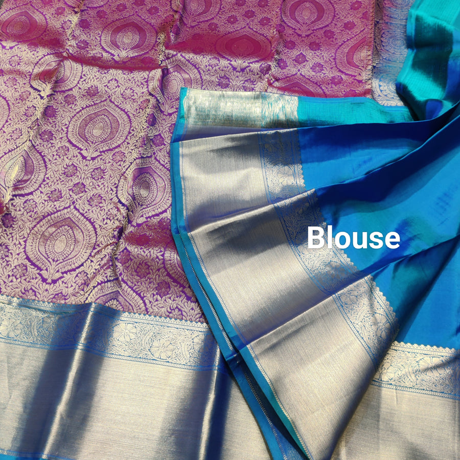 Kanchi pure Bridal wear saree @40% Off - KMP2002