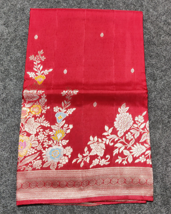 Crepe Banaras silk saree -BS09