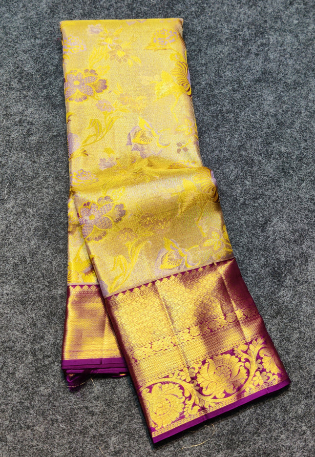 Kanchi Pattu Wedding Sarees @50% Off -KMP1743