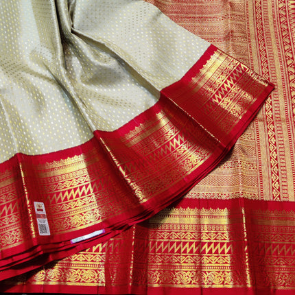 Kanchi pure kuttu border Saree - KMP1291