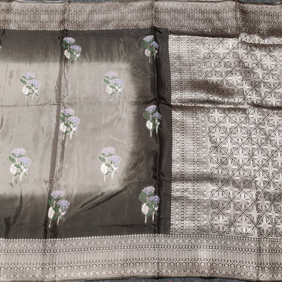 Satin Silk Saree- SA13