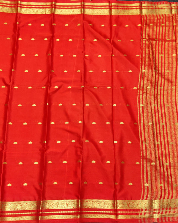 Mysore crepe semi silk saree - M09 alternate view