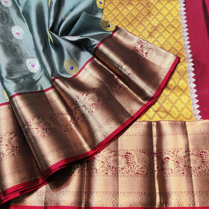 Meenakari kanchi Butta Saree - KMP3065