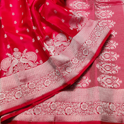 Kanchi Pure Red Saree - KPM899
