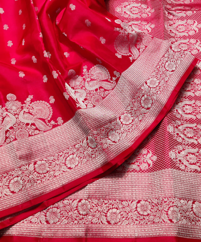 Kanchi Pure Red Saree - KPM899