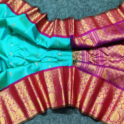 Gadwal pure handloom kuttu silk saree - GPS129