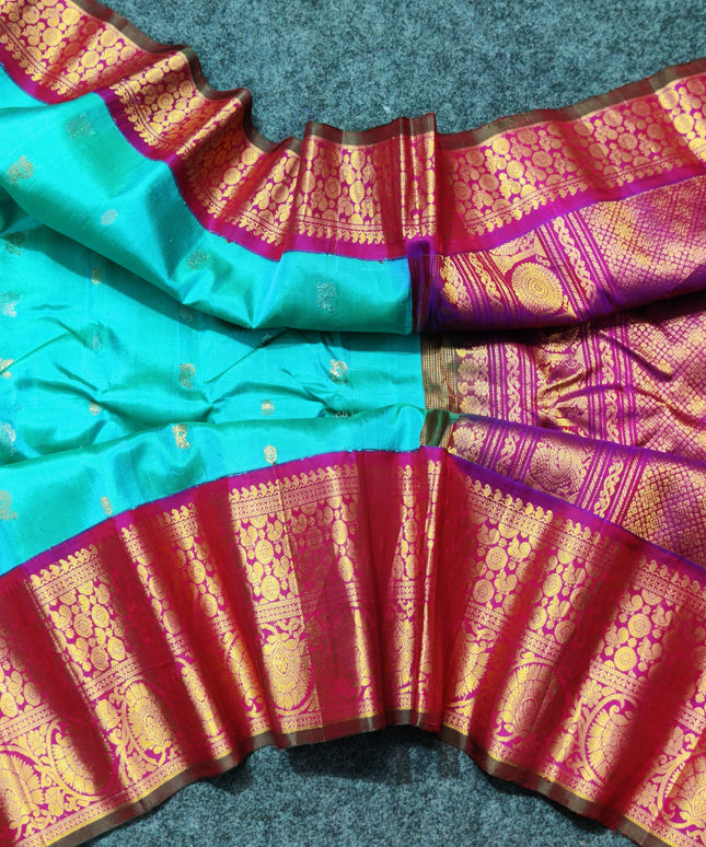 Gadwal pure handloom kuttu silk saree - GPS129