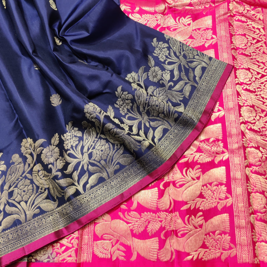 Pure Soft Silk Scurt Border Saree - LWP223