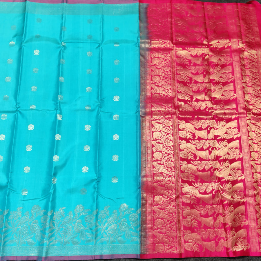 Pure Soft Silk Scurt Border Saree - LWP225