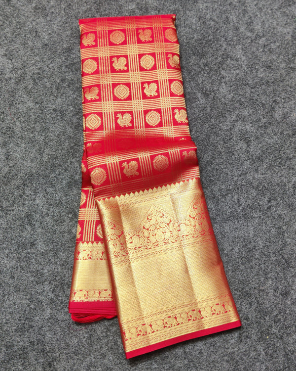 Kanchi Vintage Handloom Pattu Saree - KMP235