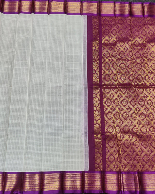 Gadwal cotton check - GC02 alternate view