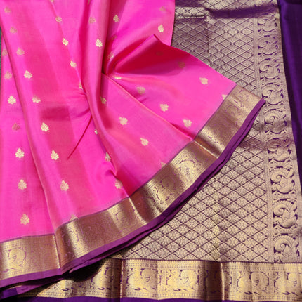 Kanchipattu small border saree - KMP204