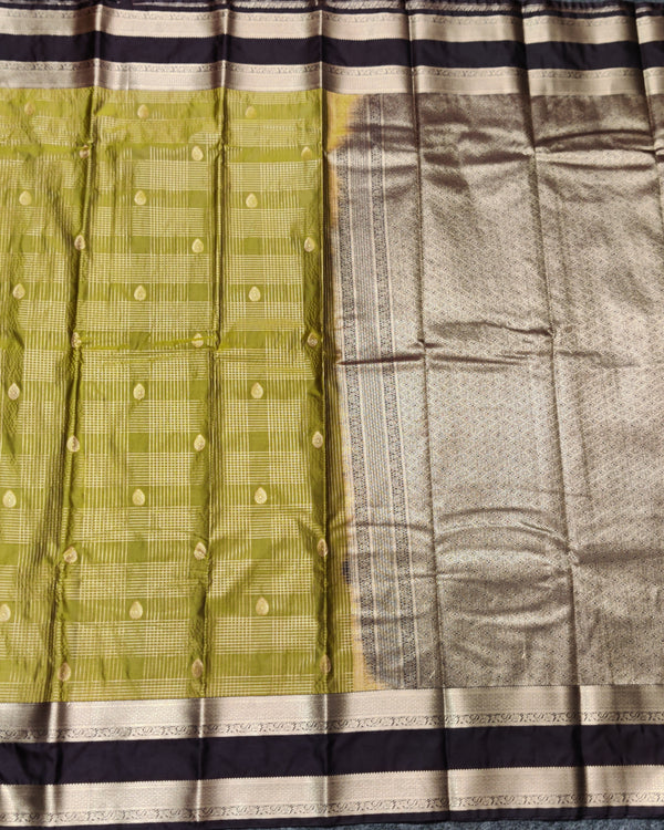 Kanchi semi vintage silk Saree -KS40 alternate view