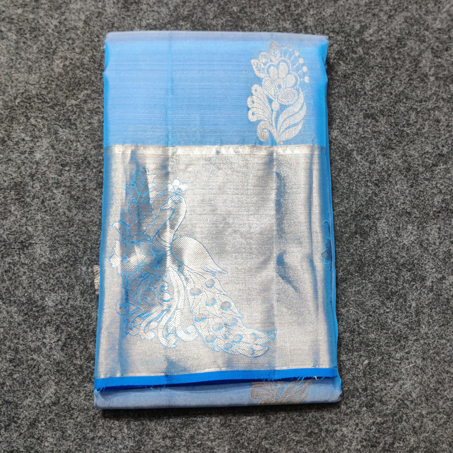 Lightweight pattu Scurt Border Saree - LWP413