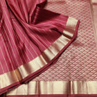 Kanchi pattu small border saree - KMP263