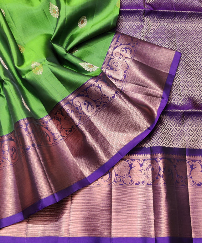 Meenakari kanchi lightweight pattu Saree - KMP303