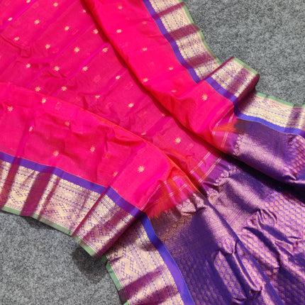 Gadwal Sico Silk Saree - GS154