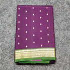 Kanchi Handloom Pure Silk Small Border Saree – KMP266