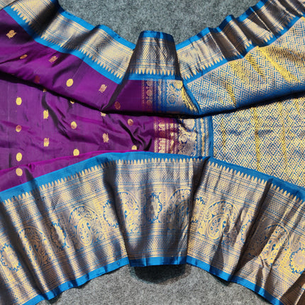 Gadwal pure silk saree - GPS09
