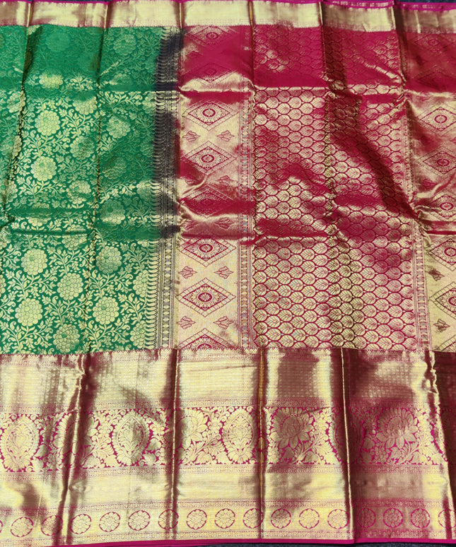 Kanchi pattu half fine bridal wear saree HF33