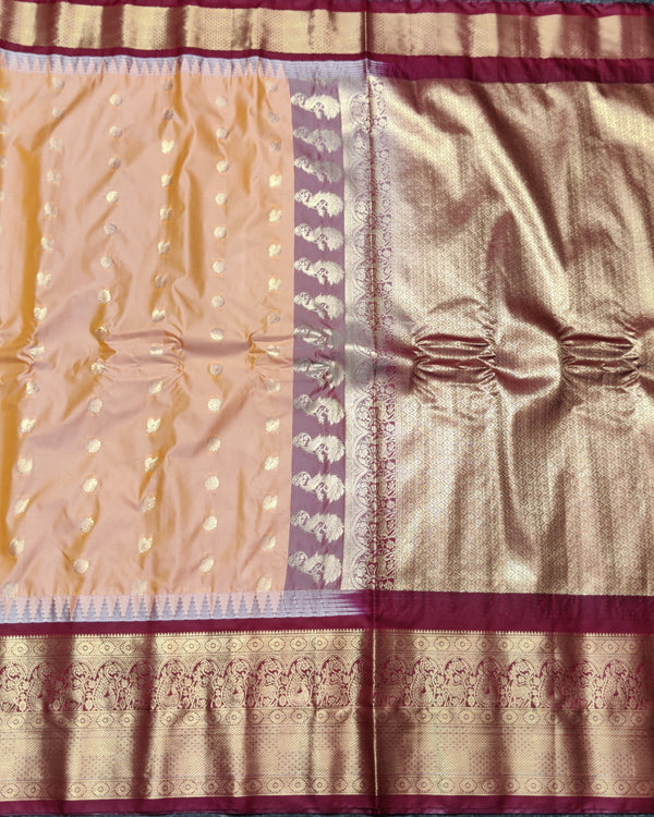 Gadwal Semi Silk Saree - GSM15 alternate view