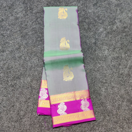 Kanchi Kuttu Vintage Handloom Pattu Saree - KMP3041