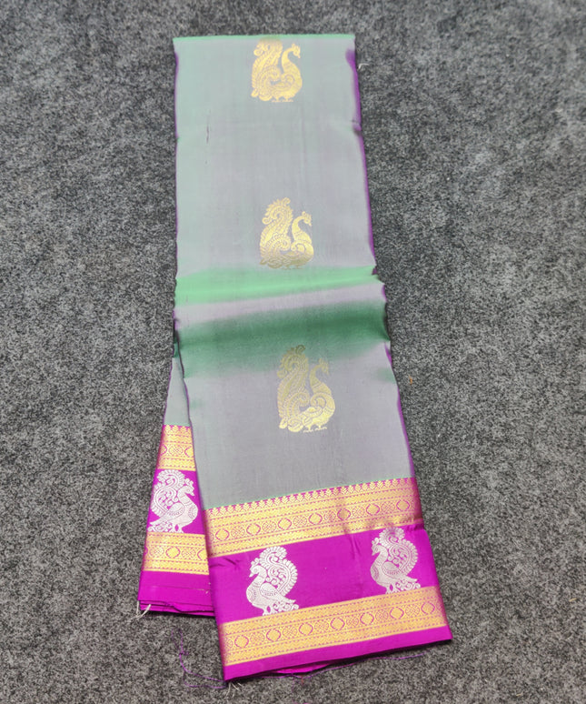 Kanchi Kuttu Vintage Handloom Pattu Saree - KMP3041