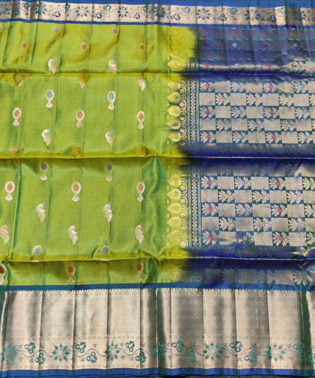Meenakari kanchi lightweight pattu Saree - KMP113