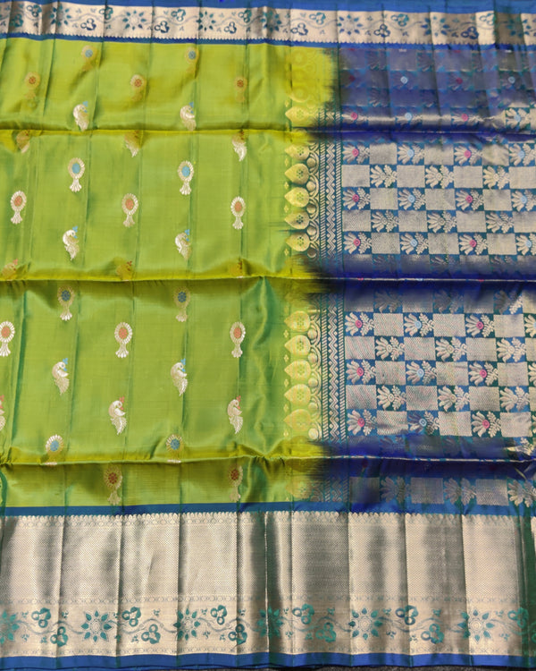 Meenakari kanchi lightweight pattu Saree - KMP113 alternate view