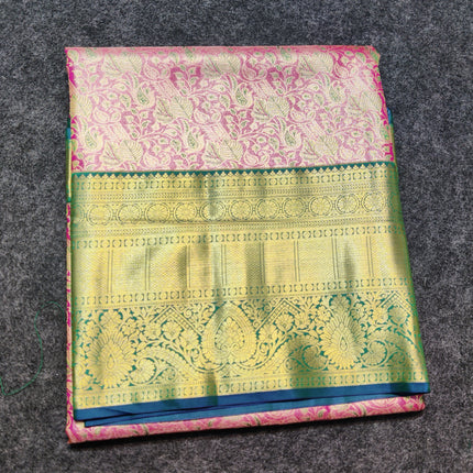 Kanchi pattu half fine Bridal Saree -HF265