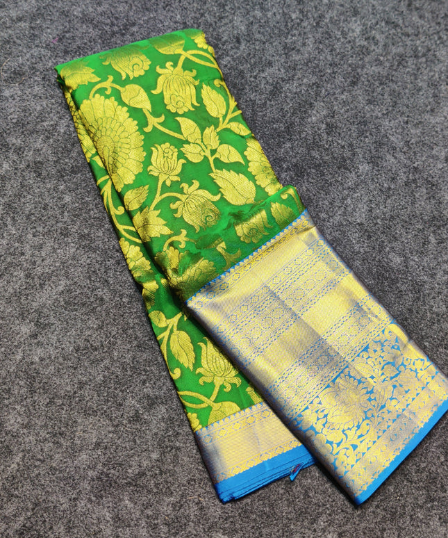 Kanchi Pattu Half Fine Brocade - SP52