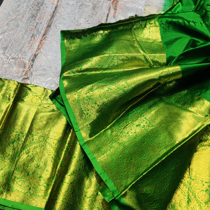 Kanchi pattu half fine Bridal Saree -HF277