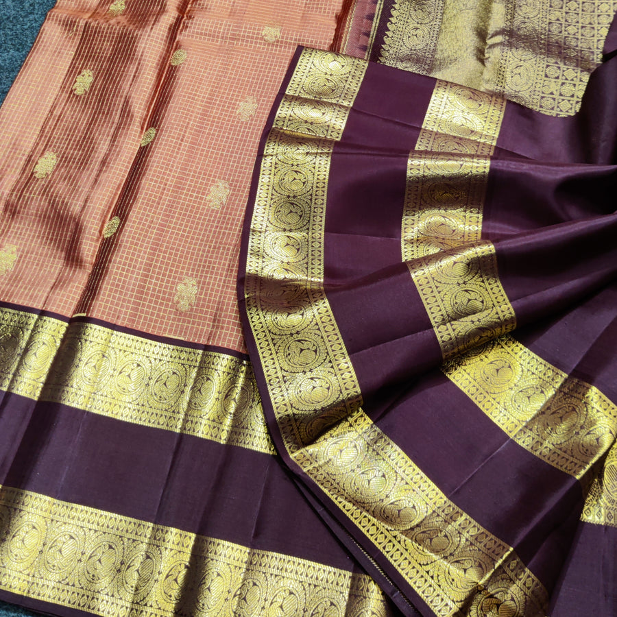 Kanchi Vintage Handloom Pattu Saree - KMP322