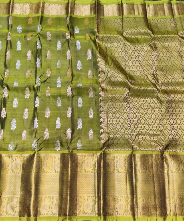Kanchi Pattu Half Fine saree - HF216