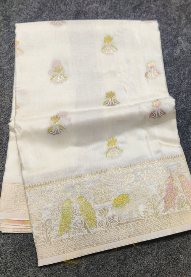 Mashru Silk Saree- MS21