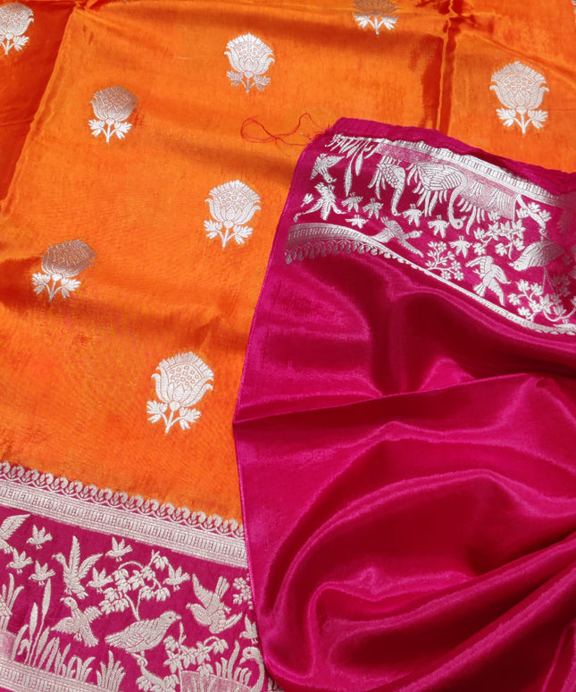 Mashru Silk Saree- MS02