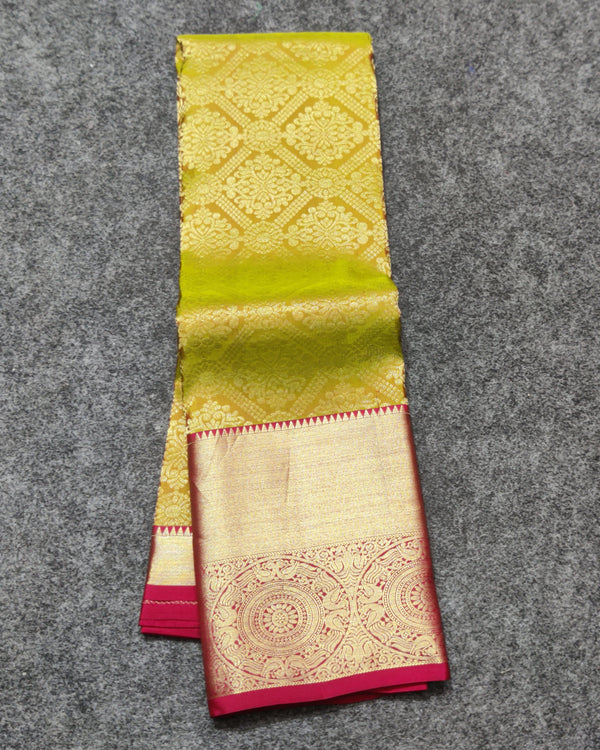Kanchi pure Bridal wear saree @40% Off - KMP2011