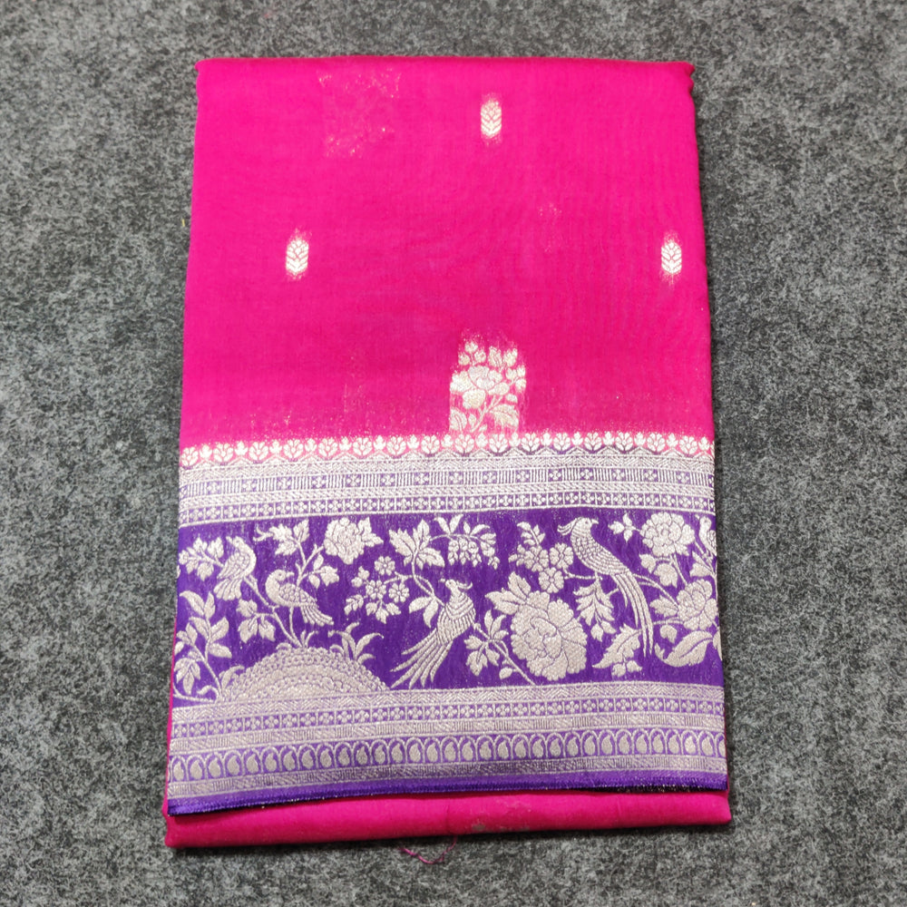 Viscos silk saree -V03