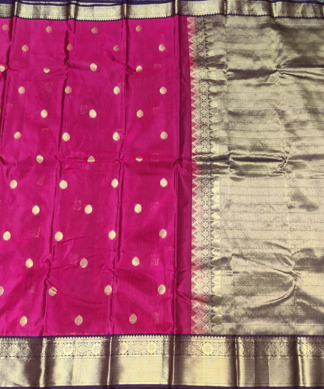 Kanchi pure soft silk Saree - KMP1537