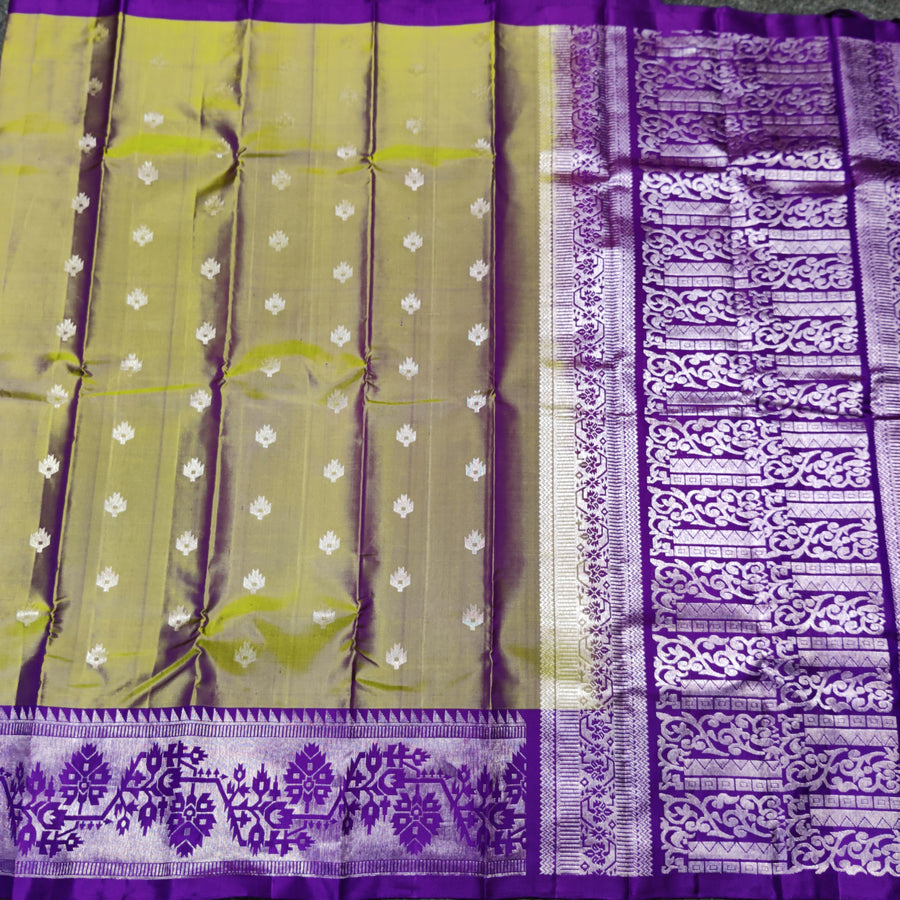 Vaidurya pattu handloom saree - V01